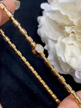 Load image into Gallery viewer, LUOWEND 18K Yellow Gold Real Natural Diamond Bracelet for Women