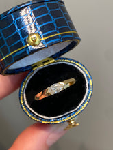 Load image into Gallery viewer, LUOWEND 18K Yellow Gold Natural Diamond Ring for Women