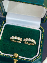Load image into Gallery viewer, LUOWEND 18K Yellow Gold Fine Jewelry Real Natural Diamond Earrings for Women