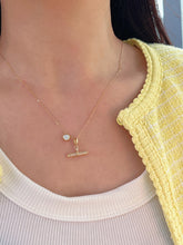Load image into Gallery viewer, LUOWEND 18K White/Yellow Gold Fine Jewelry Real Natural Diamond Pendant for Women
