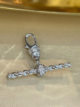 Load image into Gallery viewer, LUOWEND 18K White/Yellow Gold Fine Jewelry Real Natural Diamond Pendant for Women