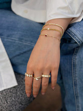Load image into Gallery viewer, LUOWEND 18K Yellow Gold Fine Jewelry Real Natural Diamond Bracelet for Women