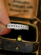 Load image into Gallery viewer, LUOWEND 18K White Gold Natural Diamond Ring for Women