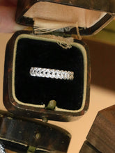 Load image into Gallery viewer, LUOWEND 18K White Gold Natural Diamond Ring for Women