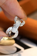 Load image into Gallery viewer, LUOWEND 18K White Gold Real Natural Diamond Ring for Women