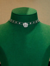 Load image into Gallery viewer, LUOWEND 18K White Gold Natural Diamond Necklace for Women