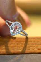 Load image into Gallery viewer, LUOWEND 18K White Gold Real Natural Pink Diamond Ring for Women