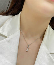 Load image into Gallery viewer, LUOWEND 18K Yellow Gold Real Natural Diamond Pendant Necklace for Women