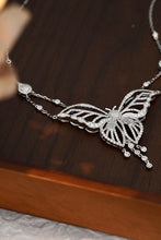 Load image into Gallery viewer, LUOWEND 18K White Gold Real Natural Diamond Pendant Necklace for Women