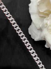 Load image into Gallery viewer, LUOWEND 18K White Gold Real Natural Diamond Bracelet for Women