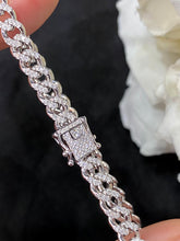 Load image into Gallery viewer, LUOWEND 18K White Gold Real Natural Diamond Bracelet for Women