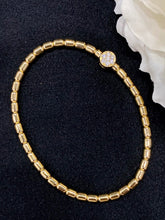 Load image into Gallery viewer, LUOWEND 18K Yellow Gold Real Natural Diamond Bracelet for Women