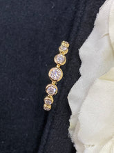 Load image into Gallery viewer, LUOWEND 18K Yellow Gold Real Natural Diamond Ring for Women