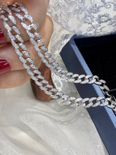 Load image into Gallery viewer, LUOWEND 18K White Gold Real Natural Diamond Bracelet for Women