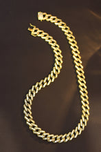 Load image into Gallery viewer, LUOWEND 18K White or Yellow Gold Real Natural Diamond Necklace for Women