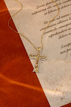 Load image into Gallery viewer, LUOWEND 18K White and Yellow Gold Real Natural Diamond Pendant Necklace for Women