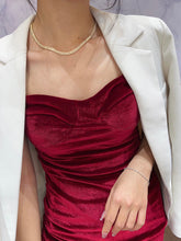 Load image into Gallery viewer, LUOWEND 18K Yellow Gold Real Natural Diamond Necklace for Women