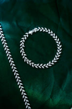 Load image into Gallery viewer, LUOWEND 18K White Gold Real Natural Diamond Bracelet for Women