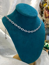 Load image into Gallery viewer, LUOWEND 18K White Gold Real Natural Diamond Necklace for Women