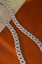 Load image into Gallery viewer, LUOWEND 18K White Gold Real Natural Diamond Bracelet for Women