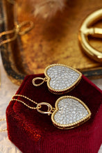 Load image into Gallery viewer, LUOWEND 18K Yellow Gold Real Natural Diamond Pendant Necklace for Women