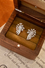 Load image into Gallery viewer, LUOWEND 18K White Gold Real Natural Diamond Stud Earrings for Women