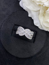 Load image into Gallery viewer, LUOWEND 18K White Gold Real Natural Diamond Ring for Women