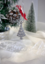 Load image into Gallery viewer, LUOWEND 18K White Gold Real Natural Diamond Pendant Necklace for Women