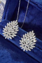 Load image into Gallery viewer, LUOWEND 18K White Gold Real Natural Diamond Pendant Necklace for Women