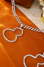 Load image into Gallery viewer, LUOWEND 18K White Gold Real Natural Diamond Necklace for Women