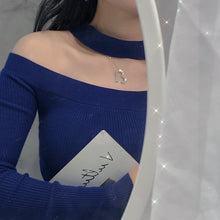 Load image into Gallery viewer, LUOWEND 18K White Gold Real Natural Diamond Earrings and Necklace for Women