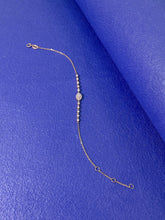 Load image into Gallery viewer, LUOWEND 18K White or Rose Gold Real Natural Diamond Bracelet for Women