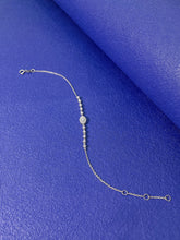 Load image into Gallery viewer, LUOWEND 18K White or Rose Gold Real Natural Diamond Bracelet for Women