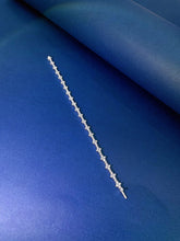 Load image into Gallery viewer, LUOWEND 18K White Gold Real Natural Diamond Bracelet for Women