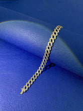 Load image into Gallery viewer, LUOWEND 18K White or Yellow Gold Real Natural Diamond Bracelet for Women