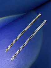 Load image into Gallery viewer, LUOWEND 18K White or Yellow Gold Real Natural Diamond Bracelet for Women