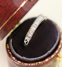 Load image into Gallery viewer, LUOWEND 18K White Gold Real Natural Diamond Ring for Women