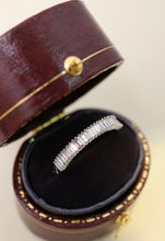 Load image into Gallery viewer, LUOWEND 18K White Gold Real Natural Diamond Ring for Women