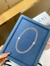 Load image into Gallery viewer, LUOWEND 18K White Gold Real Natural Diamond Necklace for Women