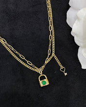Load image into Gallery viewer, LUOWEND 18K Yellow Gold Real Natural Emerald Gemstone Bracelet for Women