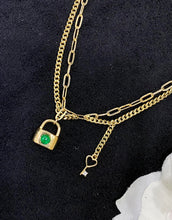 Load image into Gallery viewer, LUOWEND 18K Yellow Gold Real Natural Emerald Gemstone Bracelet for Women