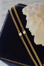 Load image into Gallery viewer, LUOWEND 18K Yellow Gold Real Natural Diamond Bracelet and Anklet Chain for Women