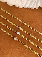 Load image into Gallery viewer, LUOWEND 18K Yellow Gold Real Natural Diamond Bracelet for Women