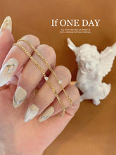 Load image into Gallery viewer, LUOWEND 18K Yellow Gold Real Natural Diamond Bracelet for Women