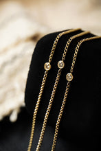 Load image into Gallery viewer, LUOWEND 18K Yellow Gold Real Natural Diamond Bracelet and Anklet Chain for Women