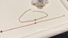 Load image into Gallery viewer, LUOWEND 18K Yellow Gold Real Natural Diamond and Pearl Bracelet for Women