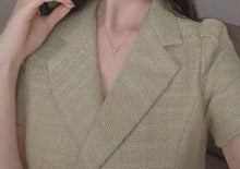 Load image into Gallery viewer, LUOWEND 18K Rose Gold Real Natural Diamond Pendant Necklace for Women