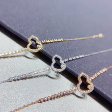 Load image into Gallery viewer, LUOWEND 18K White or Yellow or Rose Gold Real Natural Diamond Bracelet for Women