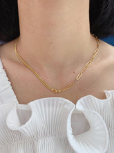 Load image into Gallery viewer, LUOWEND 18K Yellow Gold Necklace for Women