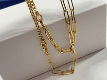 Load image into Gallery viewer, LUOWEND 18K Yellow Gold Necklace for Women